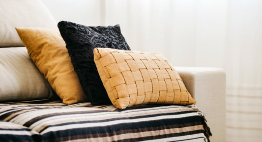Make your own accent with different pillows