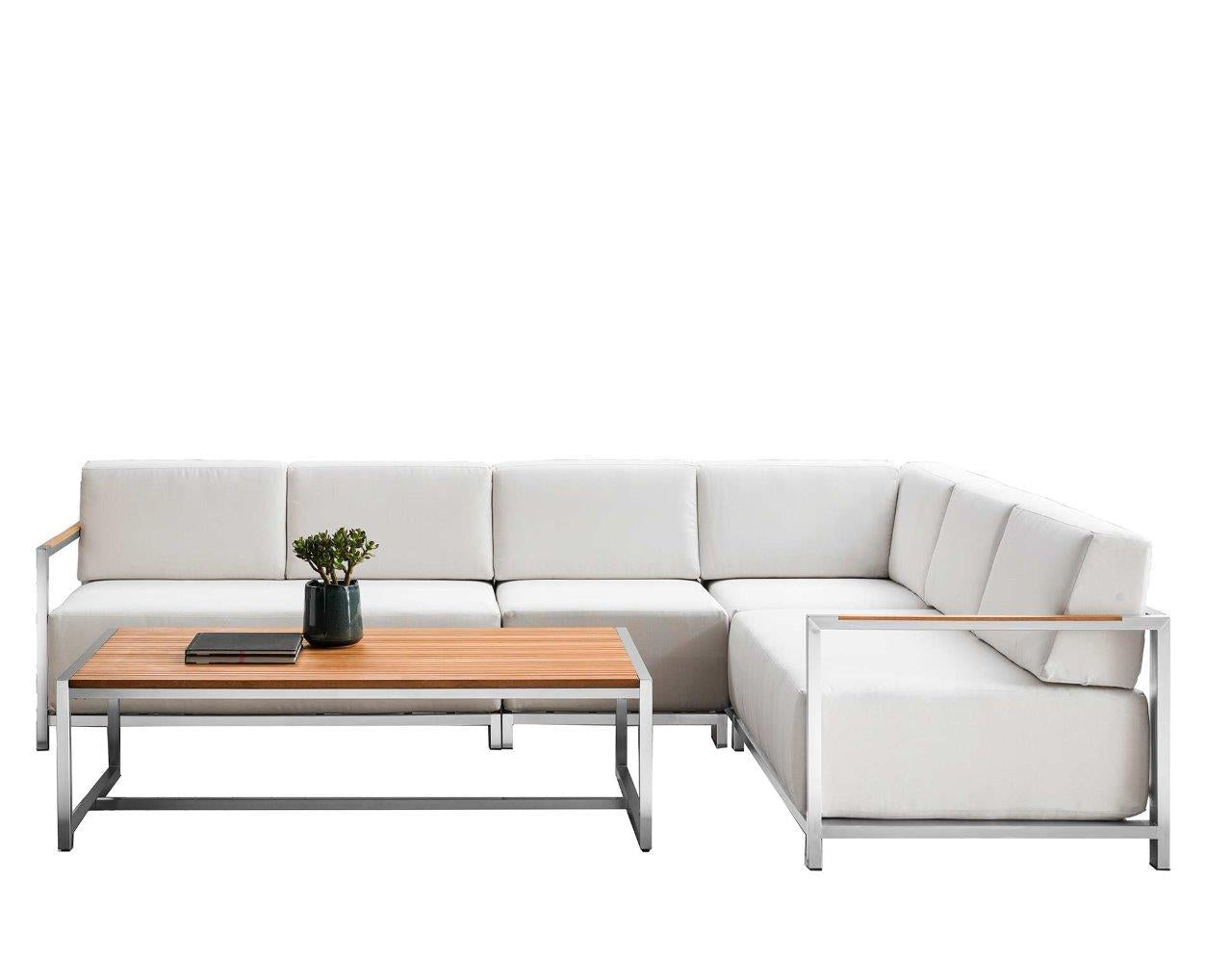 Acacia Lux Sectional with Sunbrella® Cushions - Enclover