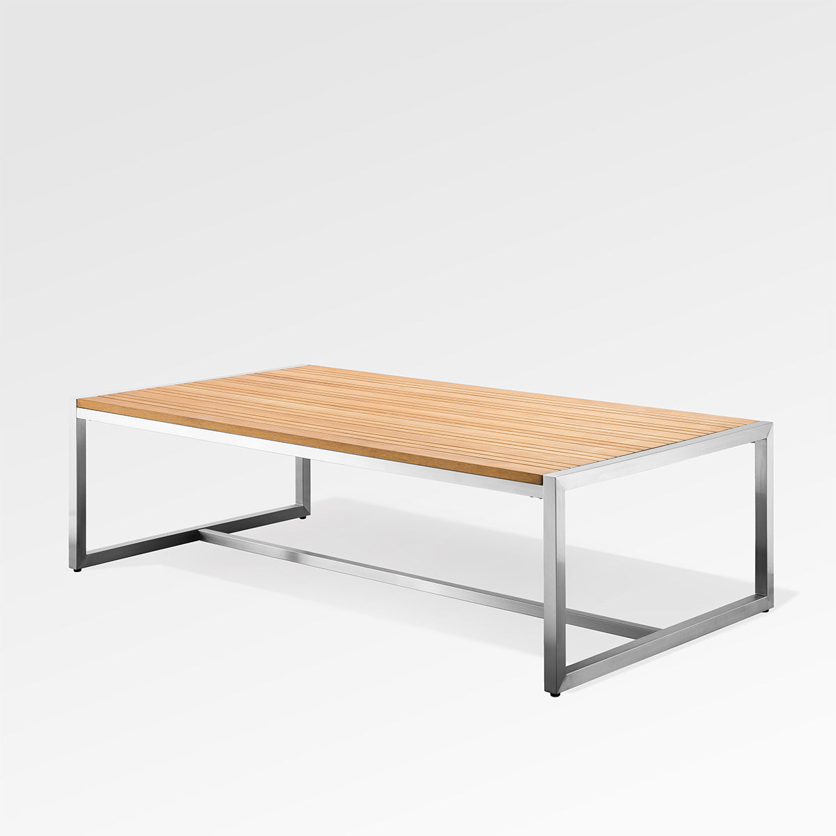 Acacia Teak Top Rectangle Coffee Table - Enclover