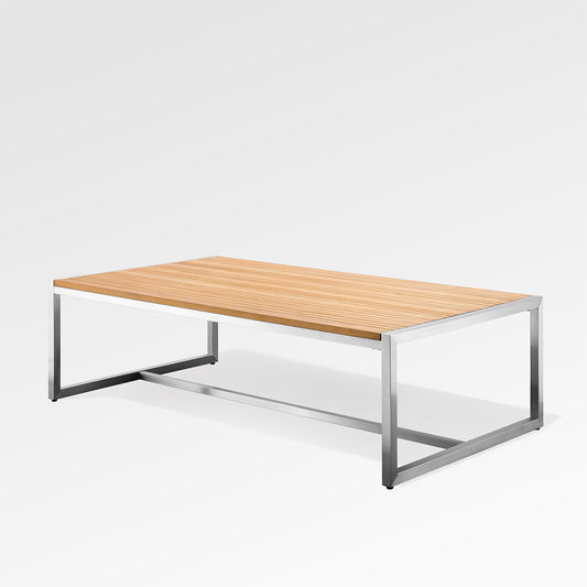Acacia Teak Top Rectangle Coffee Table - Enclover