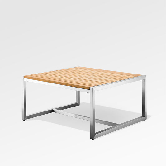 Acacia Teak Top Square End Table - Enclover