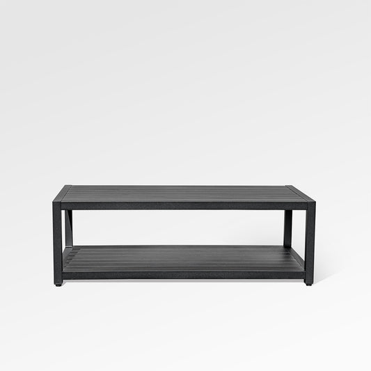 Chestnut LUX Black Aluminum Coffee Table - Enclover