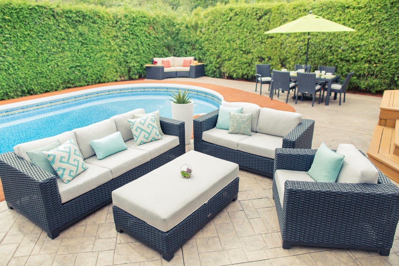 Trillium Loveseat w/ Sunbrella® Cushion - Enclover