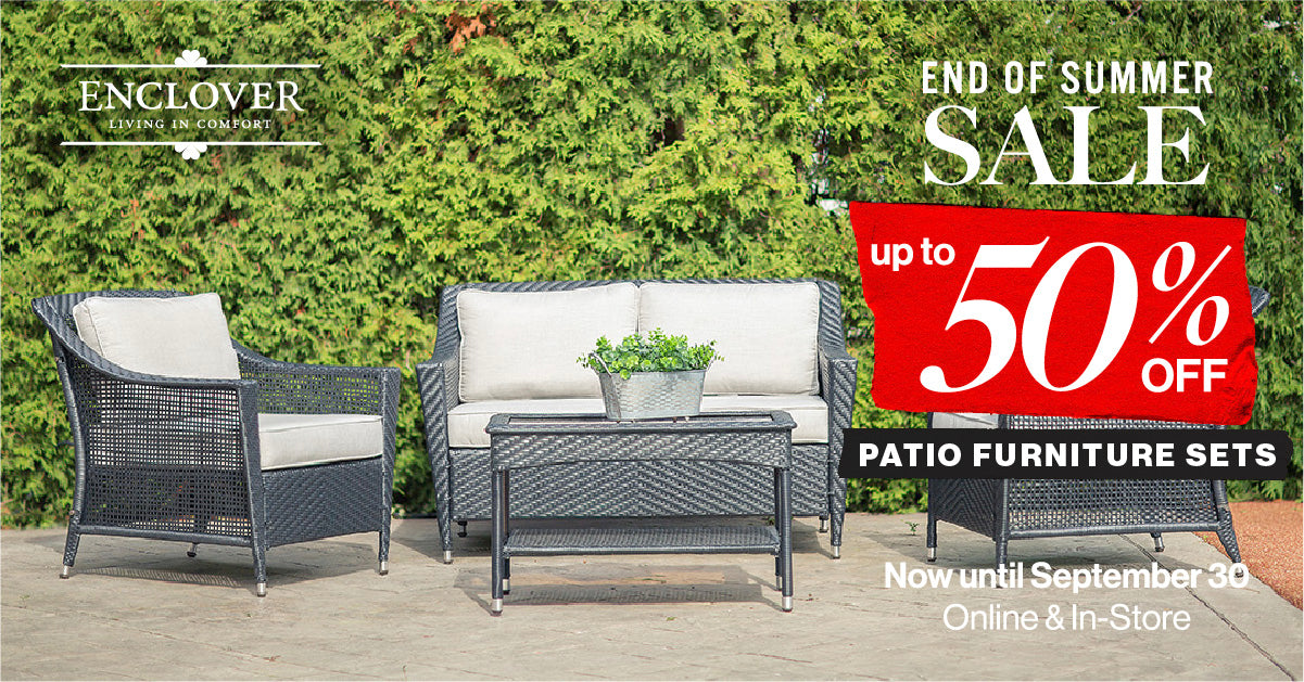 End of summer patio furniture sale sale