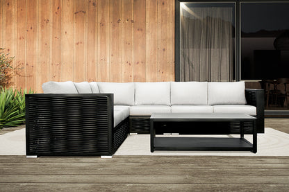 Chestnut Lux Armless Middle Chair with Sunbrella® Cushions