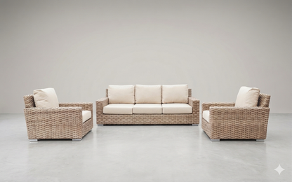 Jasmine Sofa Set with Sunbrella® Cushions