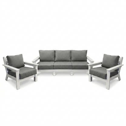 Hickory 3-Piece Sofa Set with Sunbrella® Cushions