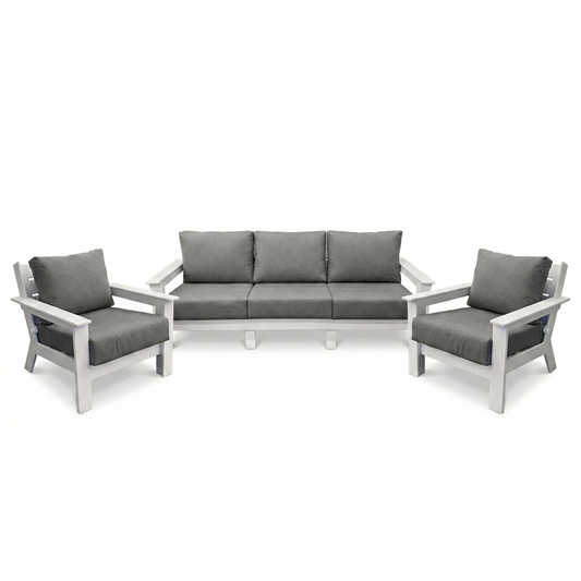 Hickory 3-Piece Sofa Set with Sunbrella® Cushions