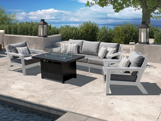 Hickory 3-Piece Sofa Set with Sunbrella® Cushions