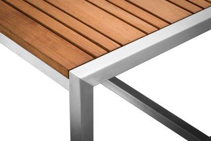 Acacia Teak Top Rectangle Coffee Table - Enclover