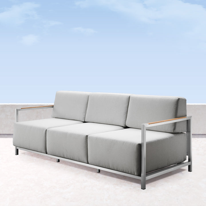 Acacia Lux Sofa with Sunbrella® Cushions