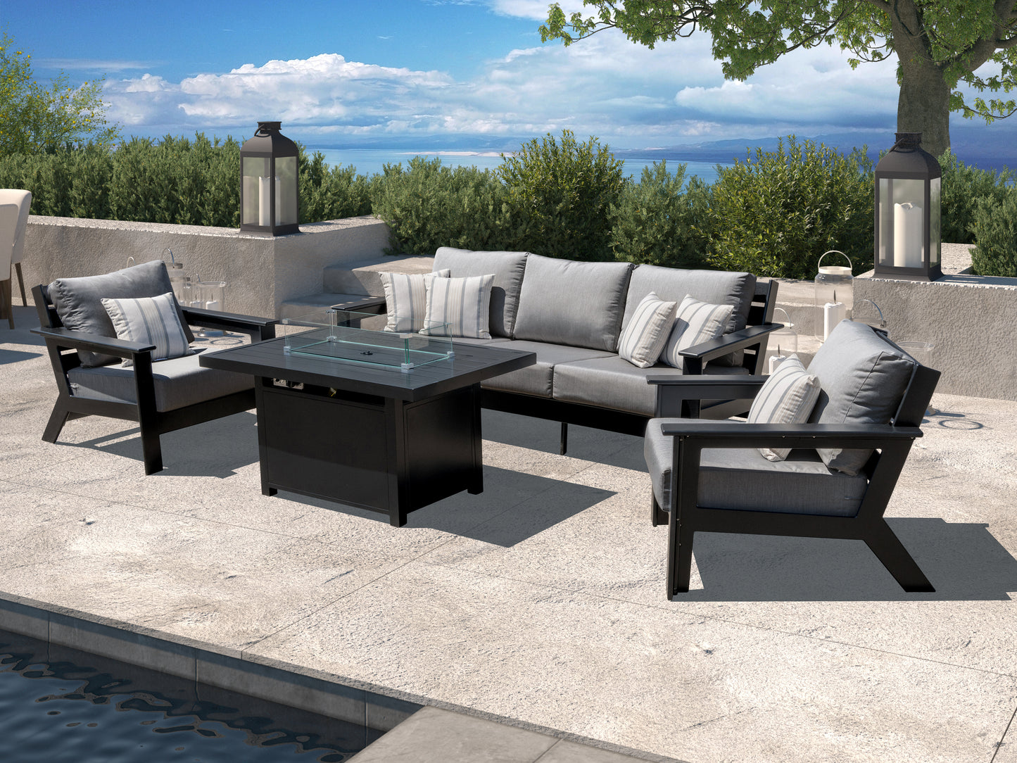 Hickory Lounge Chair with Sunbrella® Cushion - Enclover
