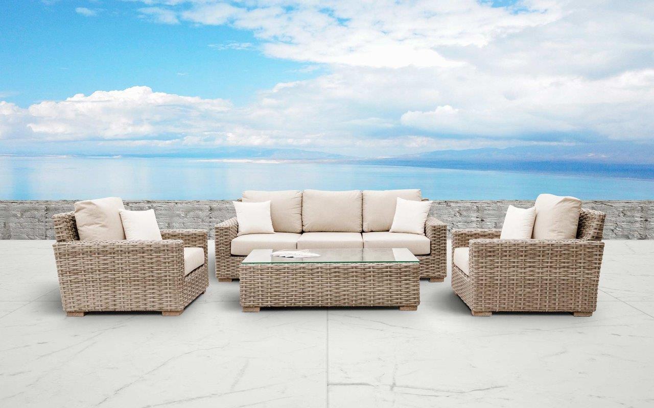 Jasmine Sofa with Sunbrella® Cushion - Enclover