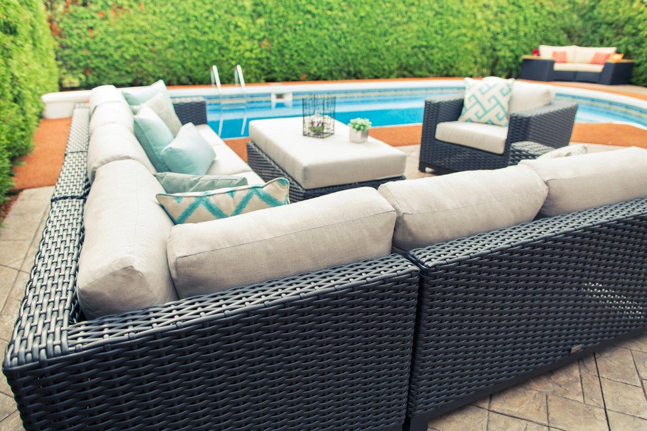 Trillium 6 Seat Sectional w/ Sunbrella® Cushion - Enclover