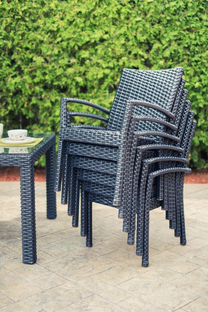 Trillium 6PPE Dining Set w/ Sunbrella® Cushion - Enclover