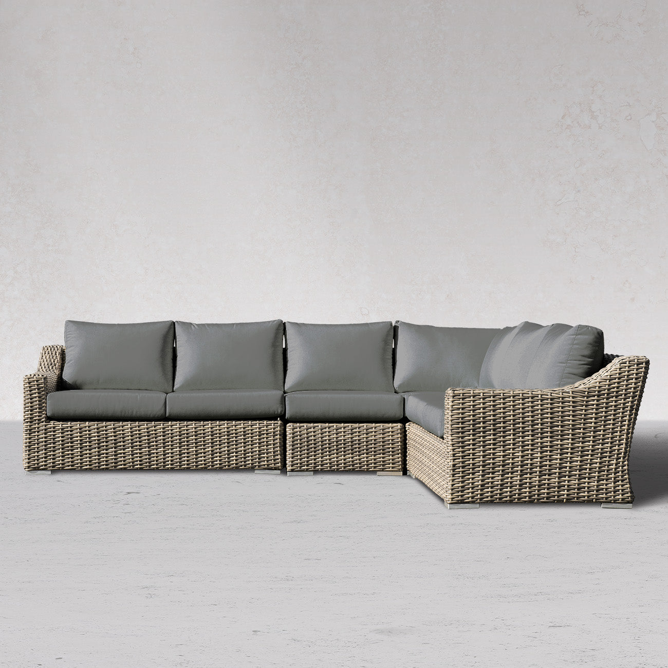 Tulip 6 Seat Sectional w/ Sunbrella® Cushion - Enclover