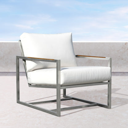 Acacia Lounge Chair with Sunbrella® Cushions - Enclover