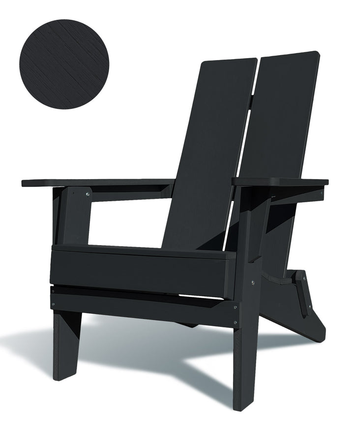 Modern 2 Panels Folding Adirondack Chair