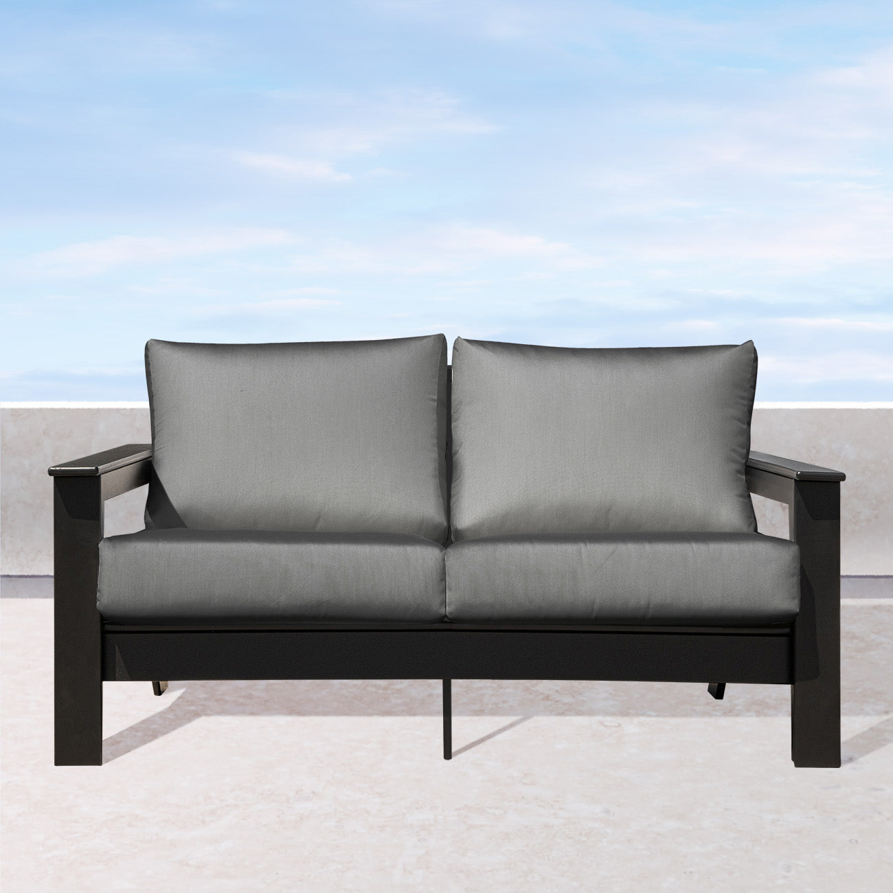 Hickory Loveseat with Sunbrella® Cushion - Enclover